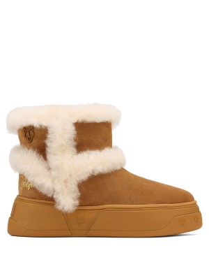 Cizmy Naked Wolfe K-01 Shearling Panske Hnede | KFZ3073CS