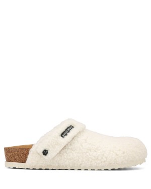 Papuce Naked Wolfe Malta Shearling Panske Biele Hnedožltý | UYC8889CI