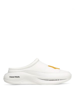 Papuce Naked Wolfe Tide Triple Panske Biele | RLC3072BL