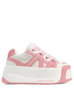 Tenisky Naked Wolfe Slider Baby Damske Ruzove Biele | CNT3553UR