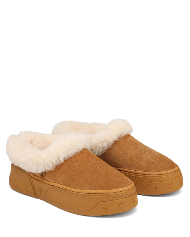 Cizmy Naked Wolfe K-02 Shearling Panske Hnede | MZW4891IN