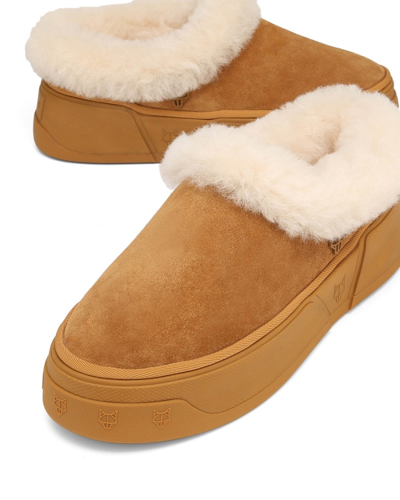 Cizmy Naked Wolfe K-02 Shearling Panske Hnede | MZW4891IN