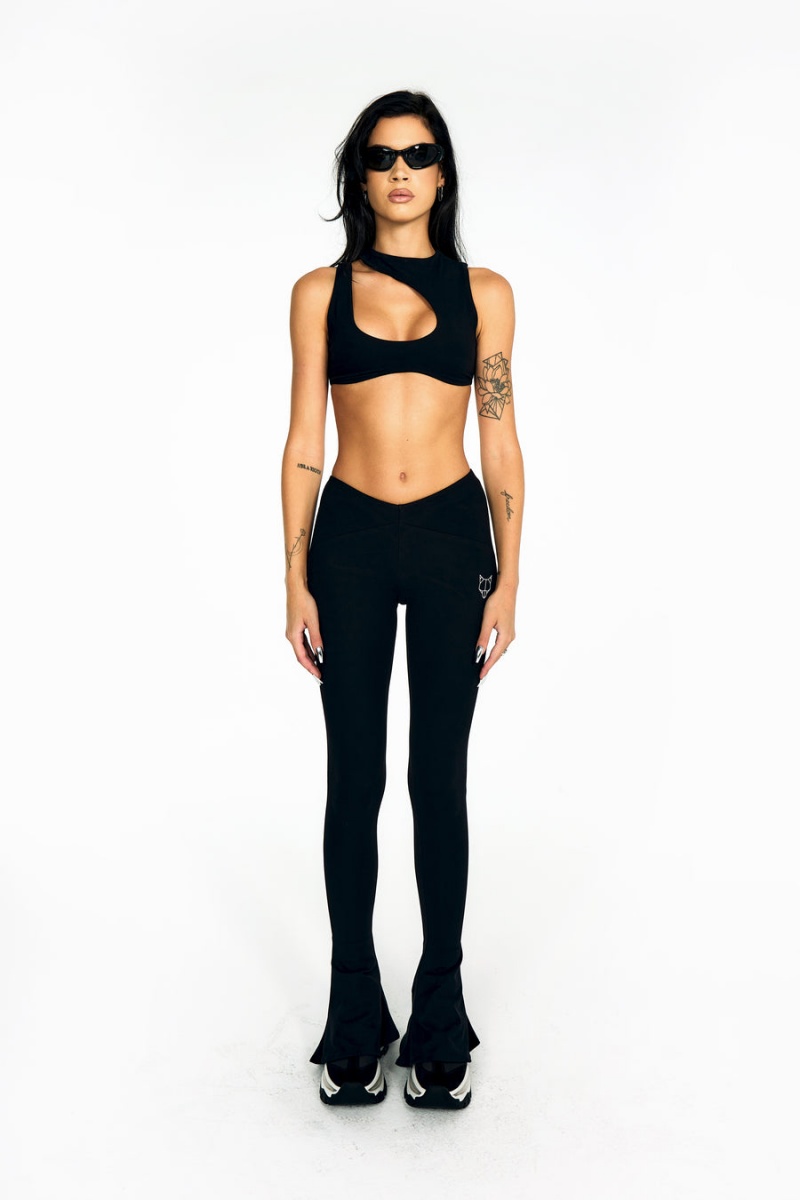 Leginy Naked Wolfe Ultra Flared Damske Čierne | ITI7519FE