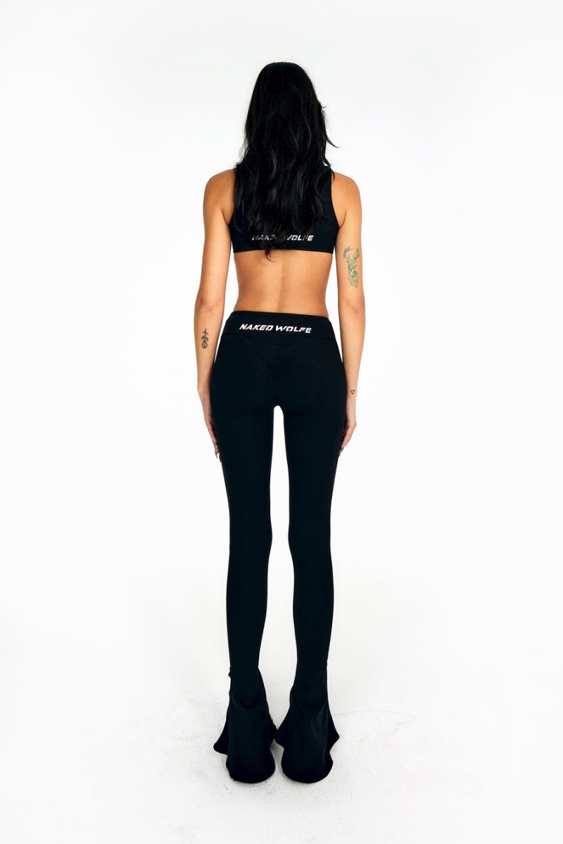Leginy Naked Wolfe Ultra Flared Damske Čierne | ITI7519FE