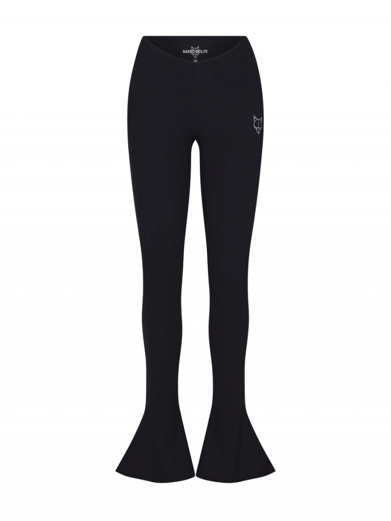 Leginy Naked Wolfe Ultra Flared Damske Čierne | ITI7519FE