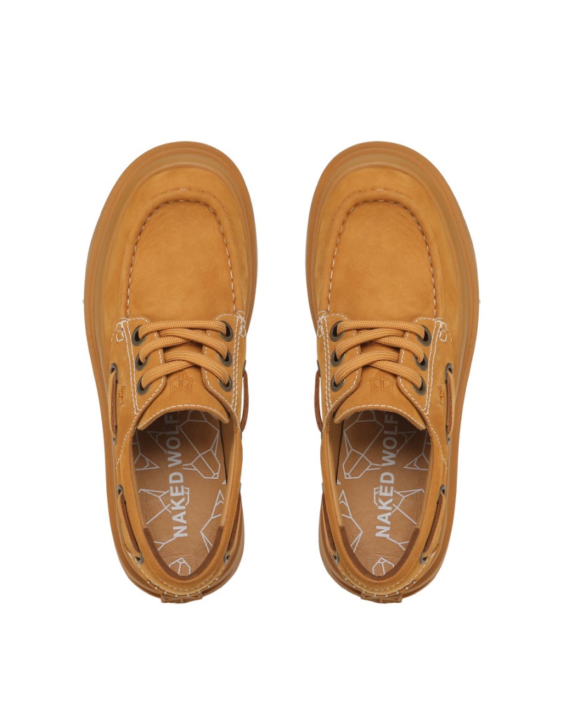Mokasiny Naked Wolfe Dock Panske Hnede | DPD9699DT