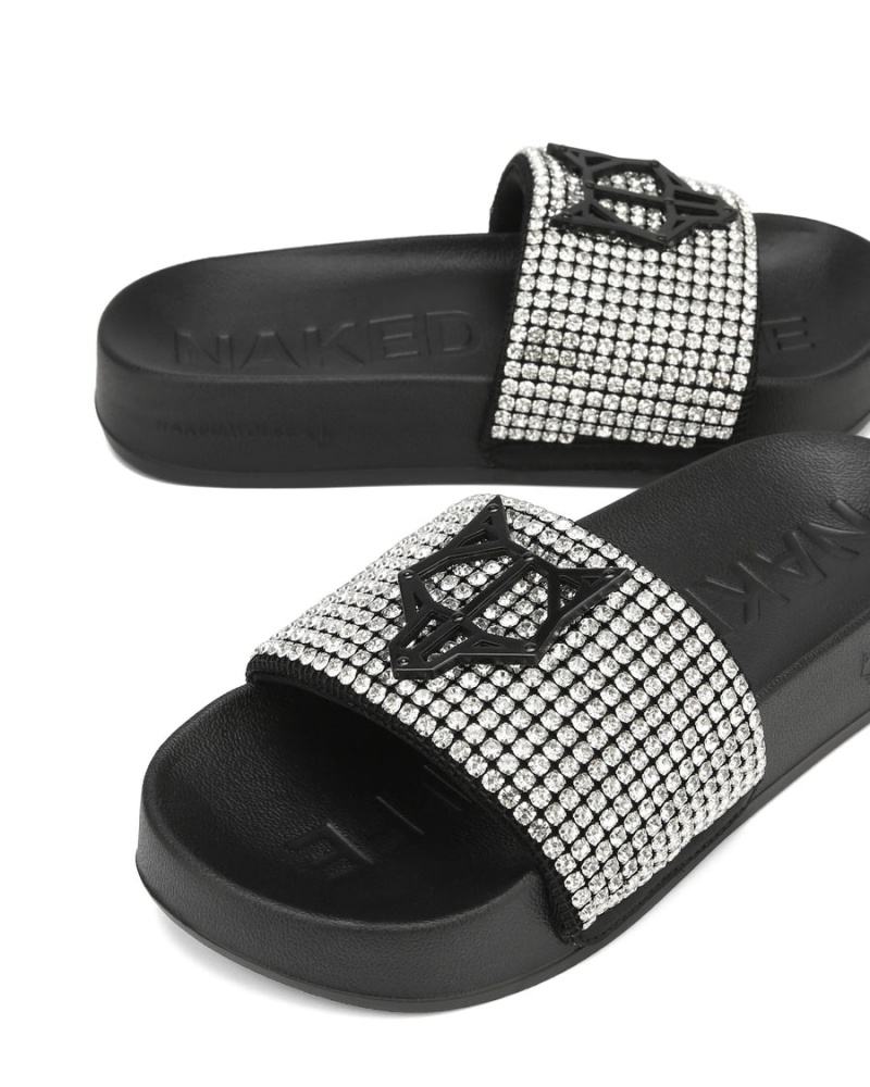Sandale Naked Wolfe Coast Diamonds Damske Čierne | ILS1766BK