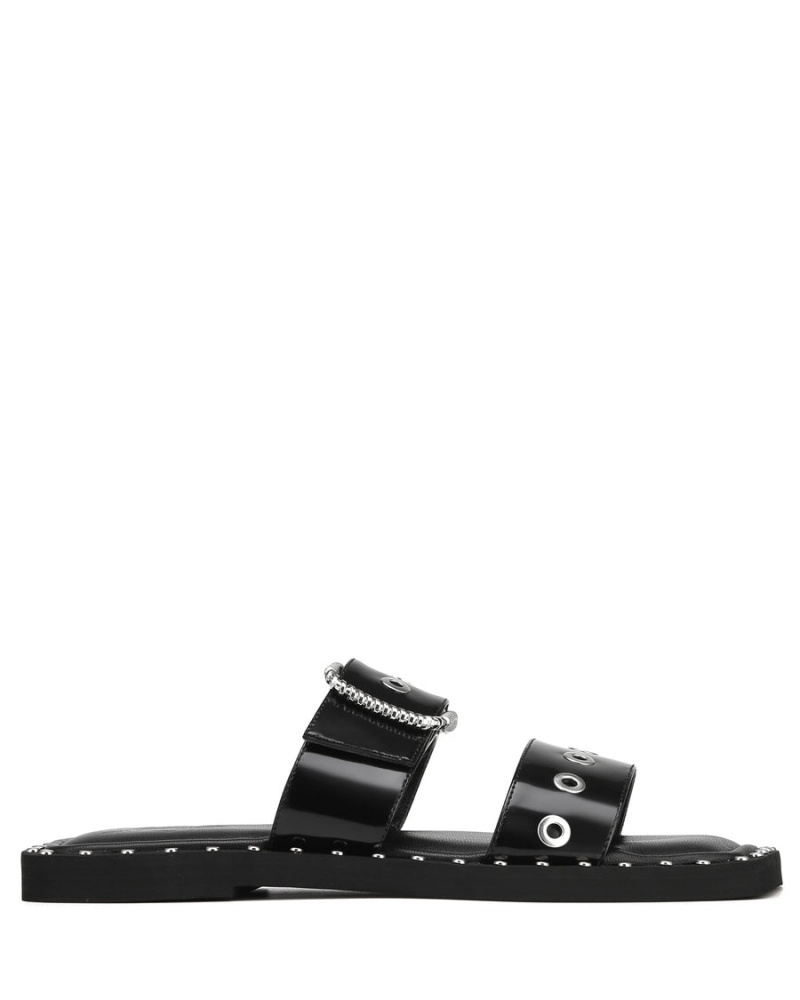 Sandale Naked Wolfe Daisy Box Damske Čierne | UIQ8381RX