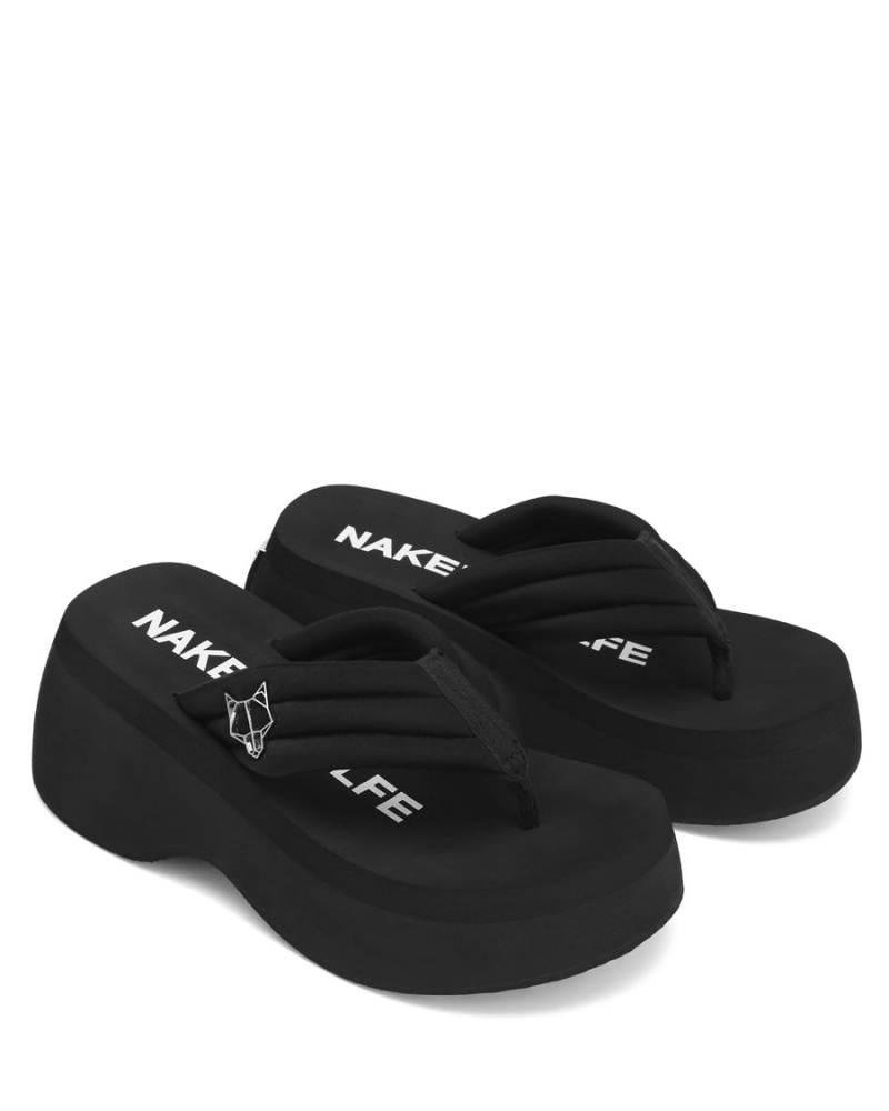 Sandale Naked Wolfe Damsel Lycra Damske Čierne | RMG3138BT