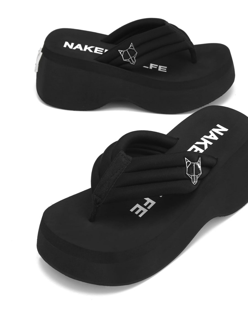Sandale Naked Wolfe Damsel Lycra Damske Čierne | RMG3138BT