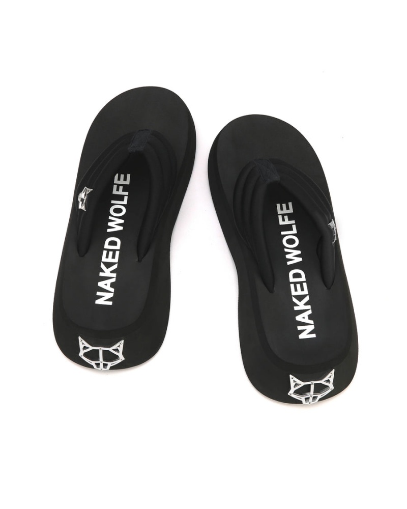 Sandale Naked Wolfe Damsel Lycra Damske Čierne | RMG3138BT