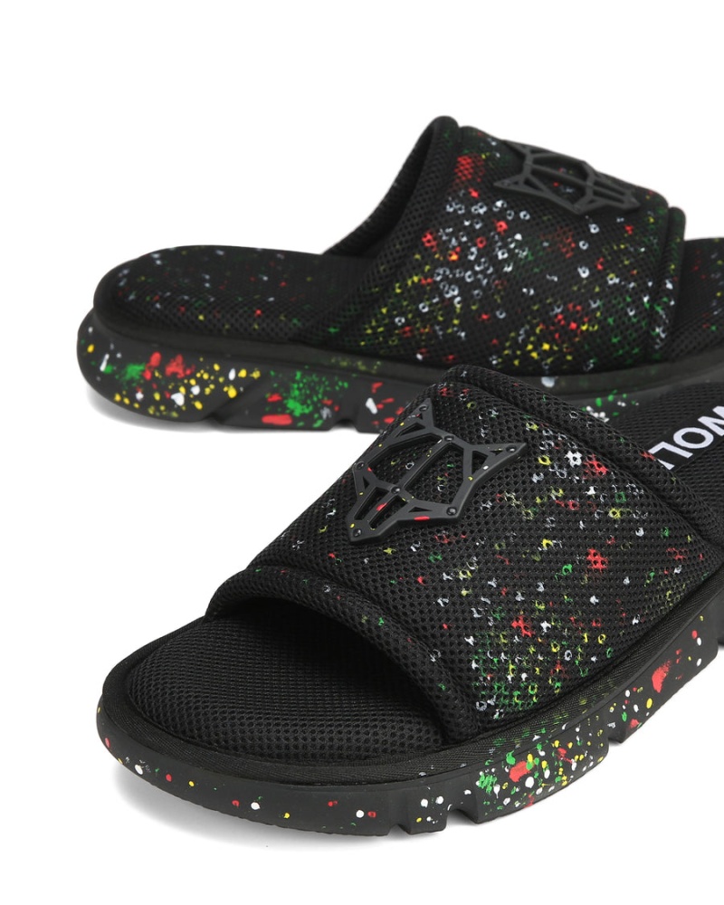 Slapky Naked Wolfe Vegas Mesh Panske Čierne | YED3670UA